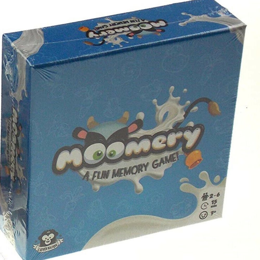 Captain Macaque Moomery Card Fun Memory Game Cow